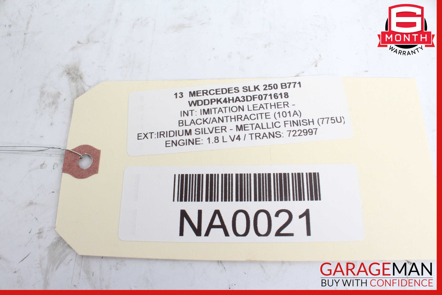 12-20 Mercedes R172 SLK250 Hand Parking Brake Control Module OEM