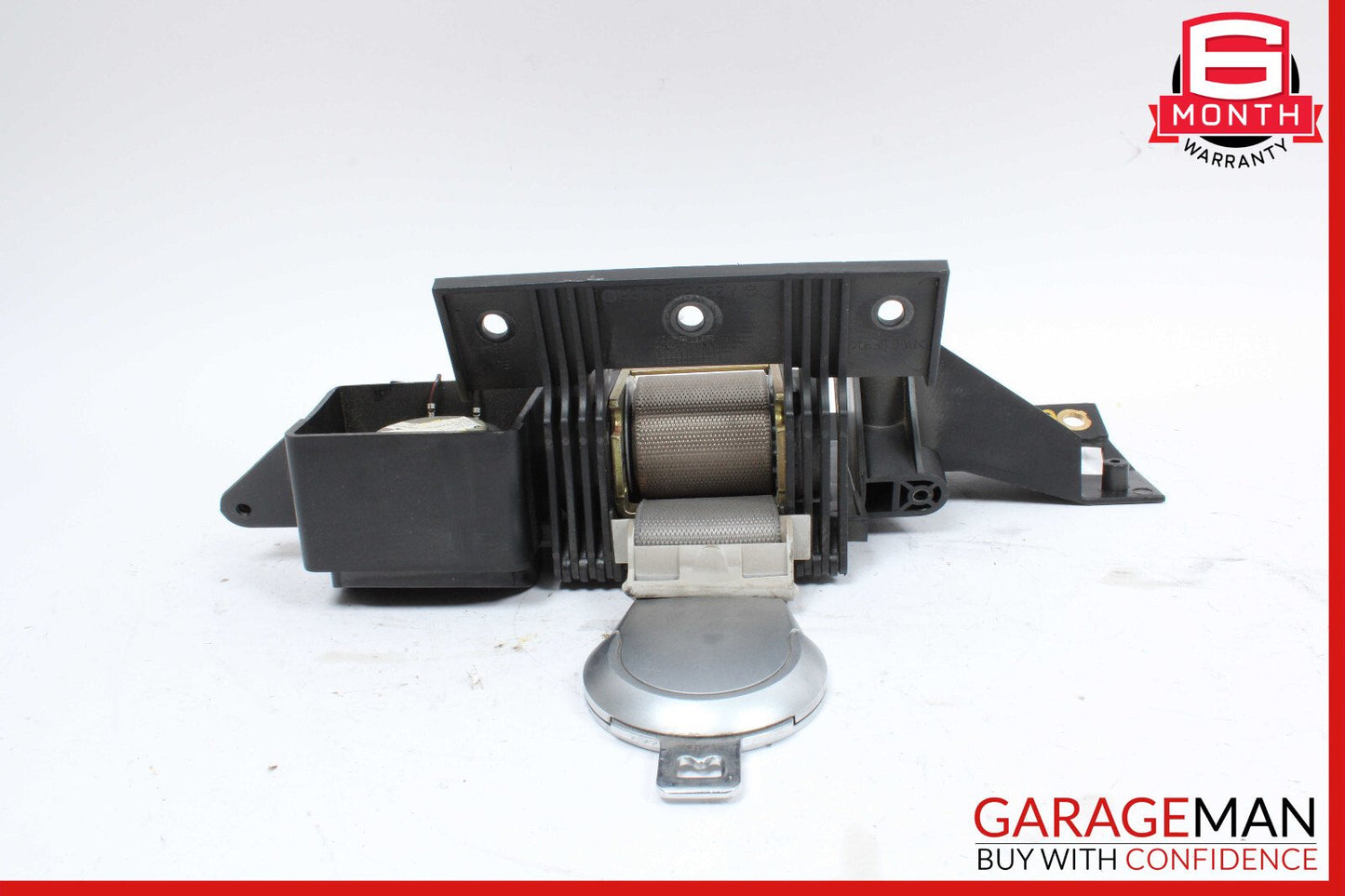 03-08 Mercedes R230 SL500 Rear Left Seat Belt Retractor Luggage w/Speaker OEM