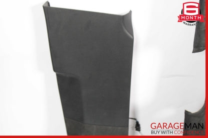 11-14 Porsche Cayenne 958 Headliner Pillar Trim Panel Cover Set Black OEM