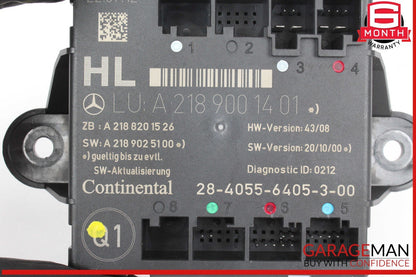 08-18 Mercedes W204 C250 Rear Left Side Door Control Module Unit OEM
