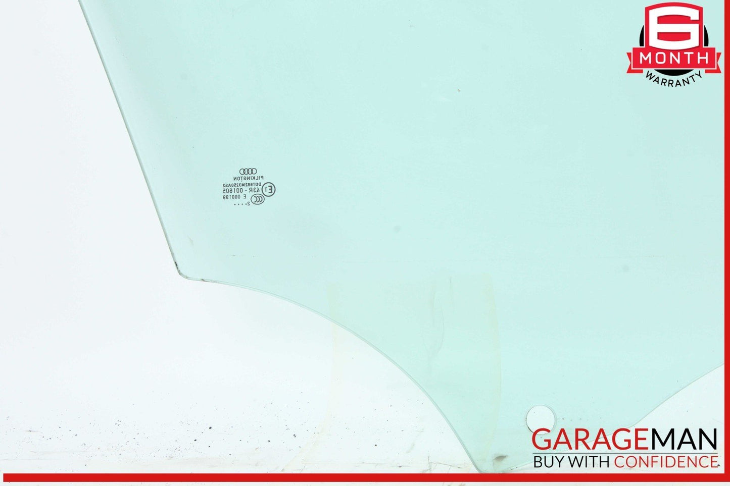 09-16 Audi A4 S4 Front Left Driver Side Door Window Glass OEM