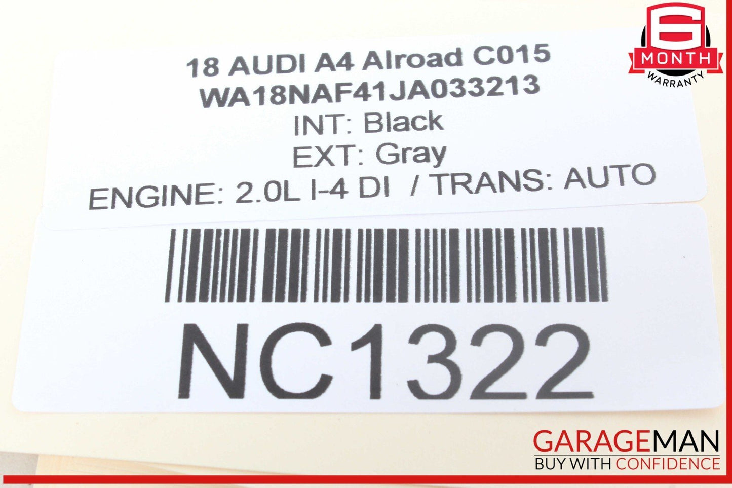 17-24 Audi A4 Allroad Rear Left or Right Side Lower Forward Control Arm OEM