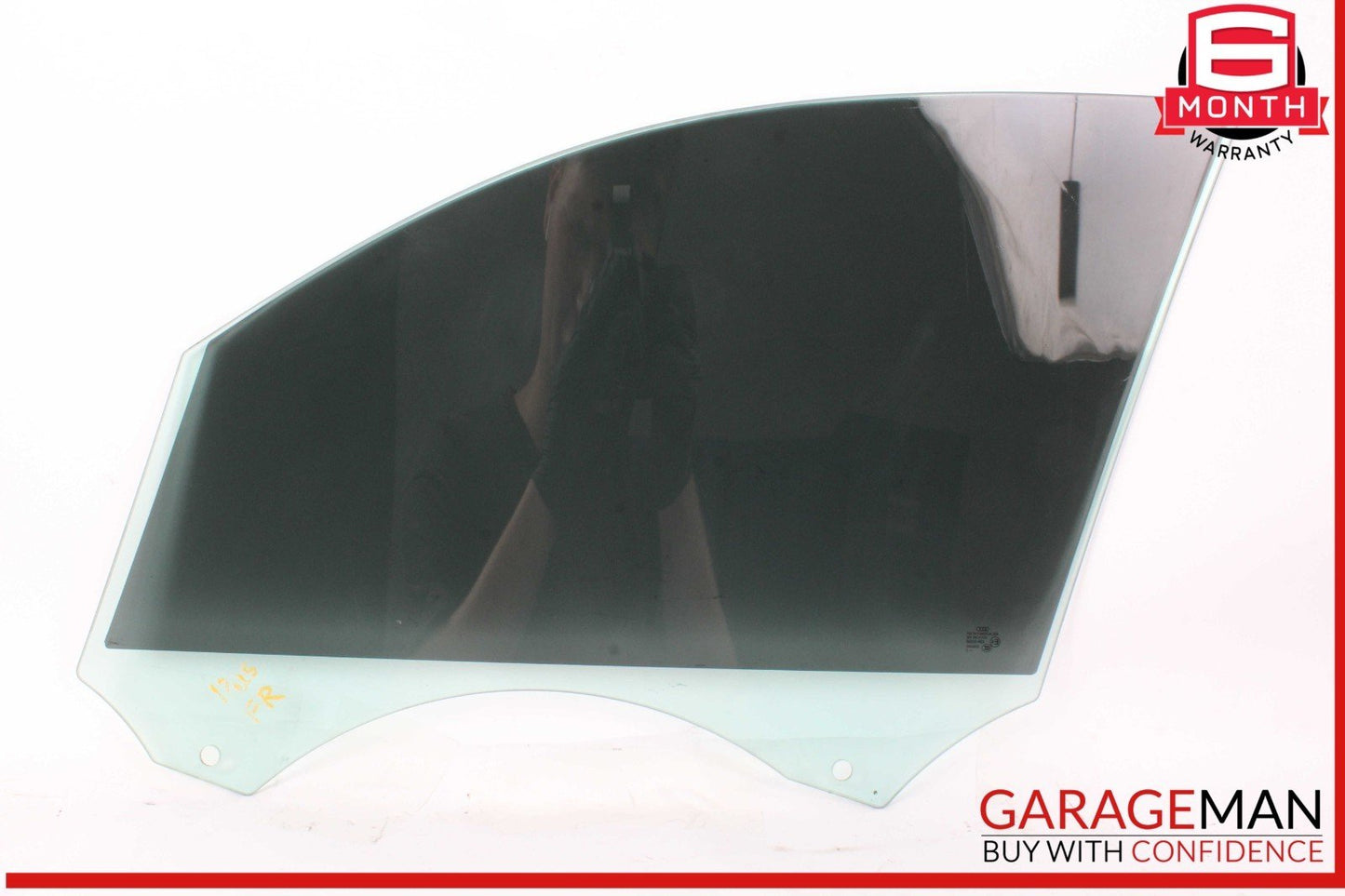 12-17 Audi Q5 Front Right Passenger Side Door Window Glass 43R00050 OEM