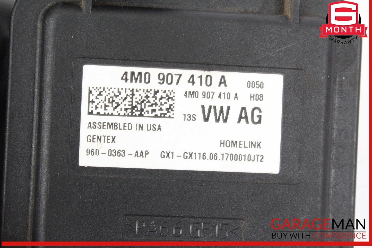 18-20 Audi A4 Q5 Homelink Garage Door Opener Control Module Unit 4M0907410A OEM