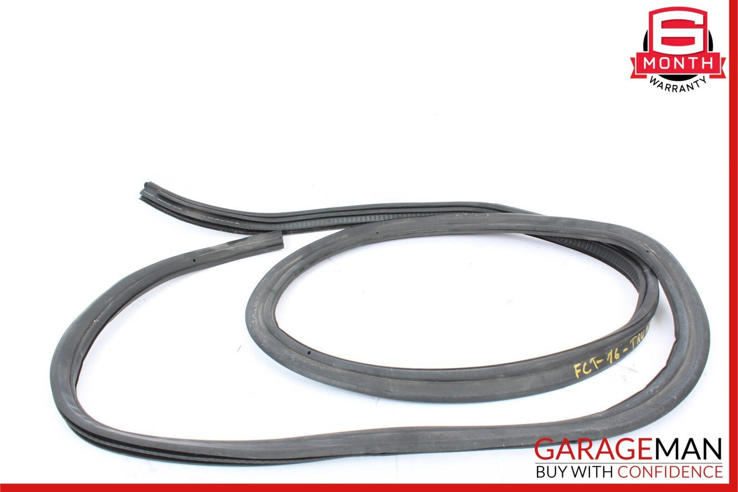 15-18 Ferrari California T Rear Trunk Lid Weatherstrip Gasket Seal Rubber OEM