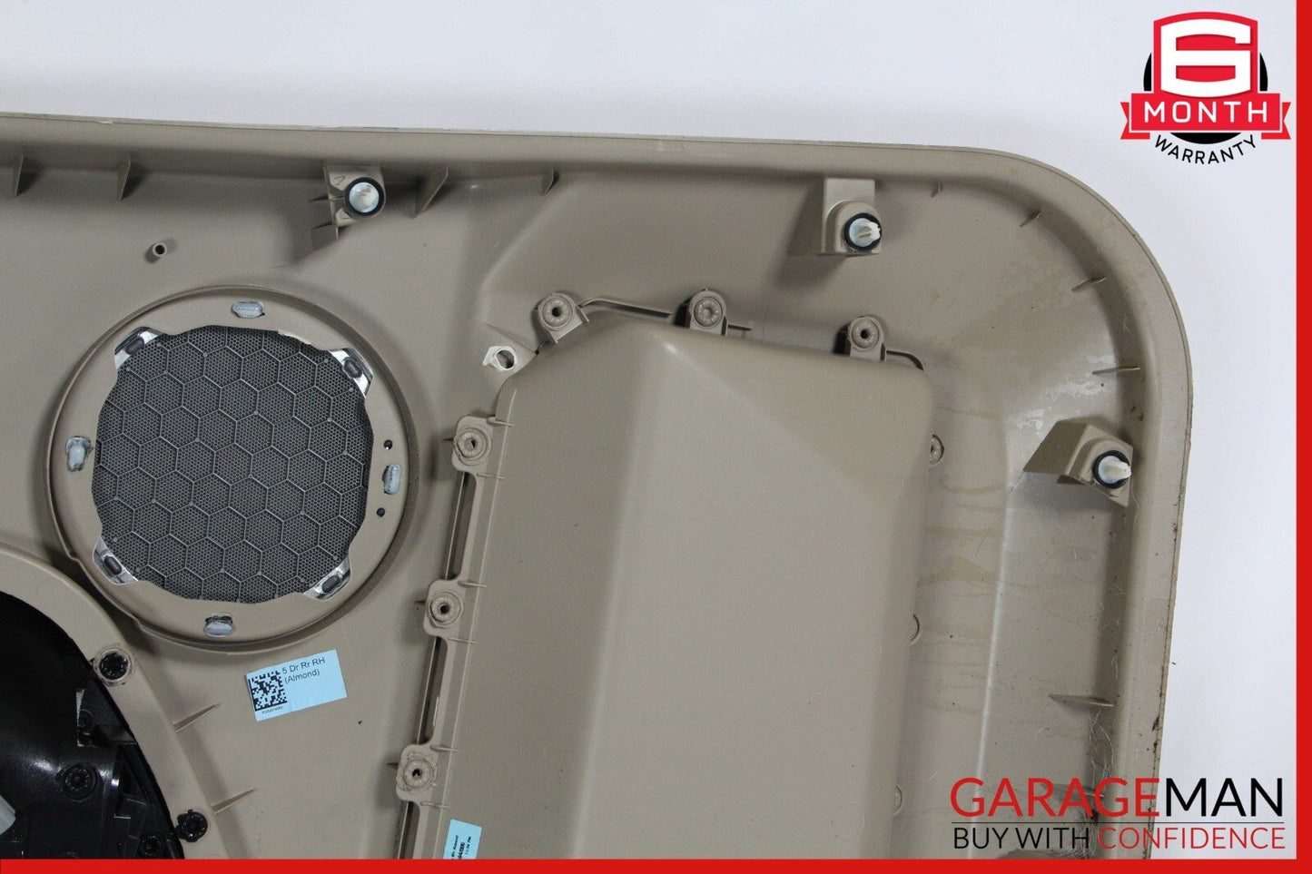 12-19 Land Rover Range Rover Evoque Rear Right Interior Door Panel Assy Beige