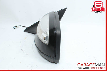 08-09 Mercedes W204 C300 C350 Front Left Side Mirror Door Rear View Black OEM