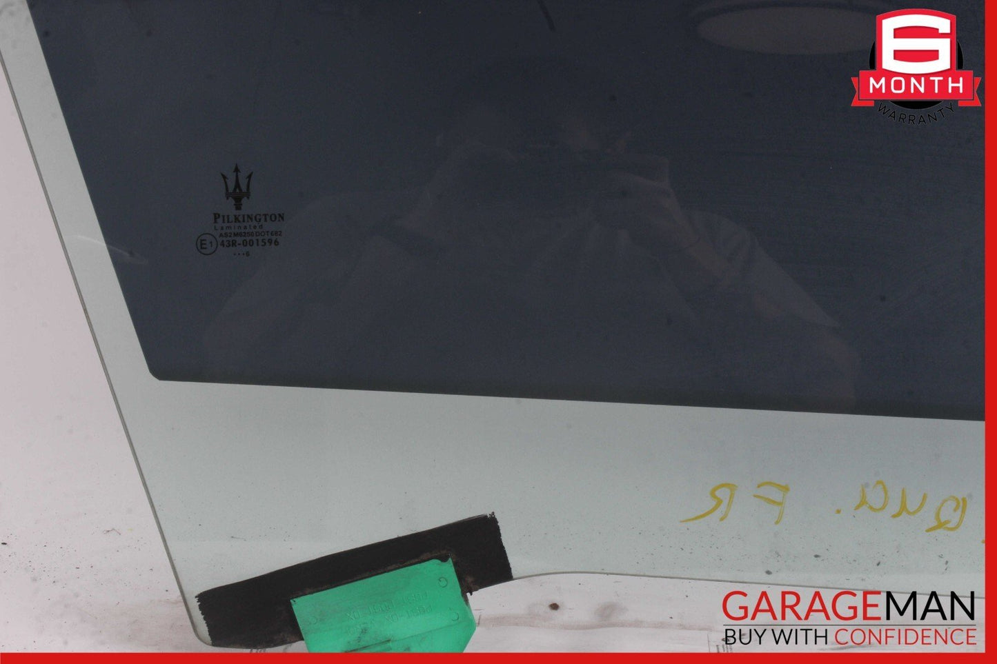 03-13 Maserati Quattroporte M139 Front Right Side Door Window Glass OEM