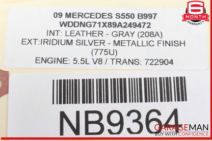 07-14 Mercedes W221 S550 CL550 CL63 Front Left Suspension Lower Control Arm OEM