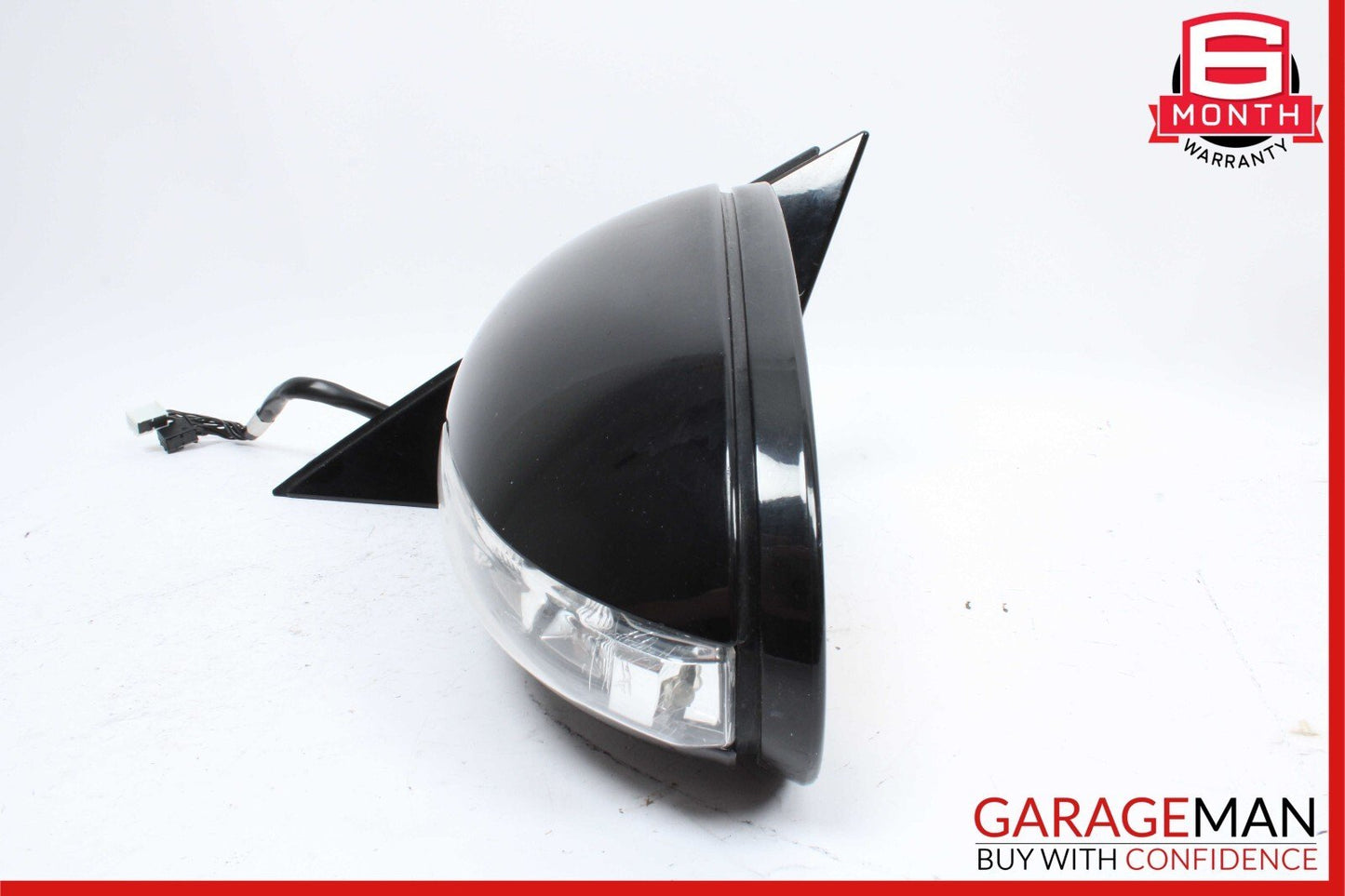 07-09 Mercedes W221 S550 S600 Front Left Driver Side Mirror Door Rear View Black