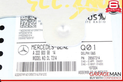 14-20 Mercedes R172 SLC300 Audio Sirius Satellite Radio Receiver Module