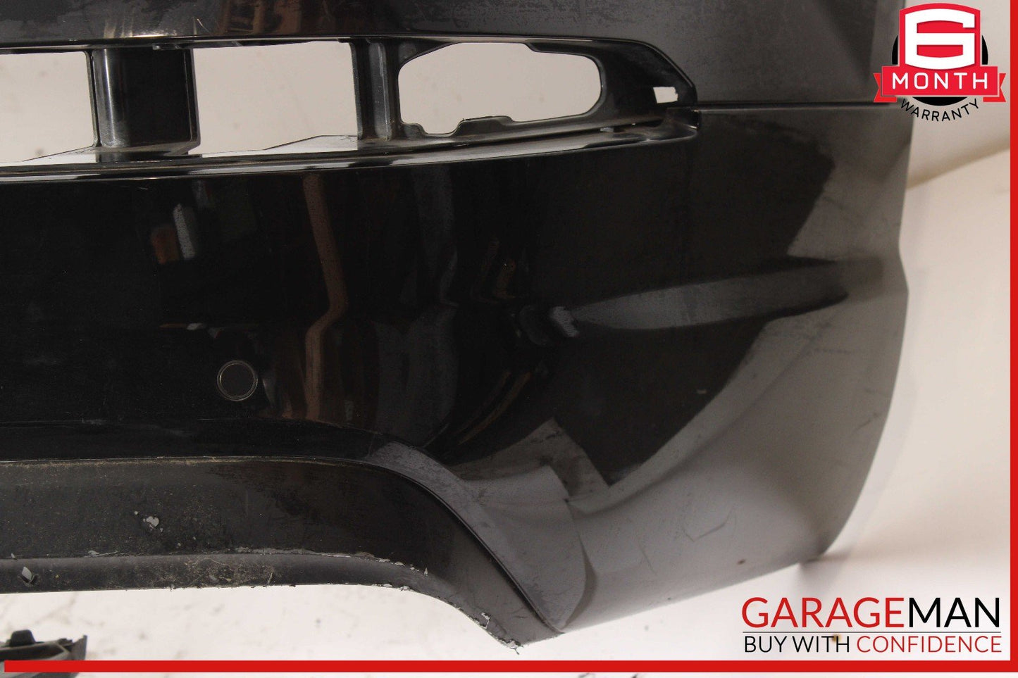 17-19 Audi Q7 Rear Bumper Cover Assembly Black OEM