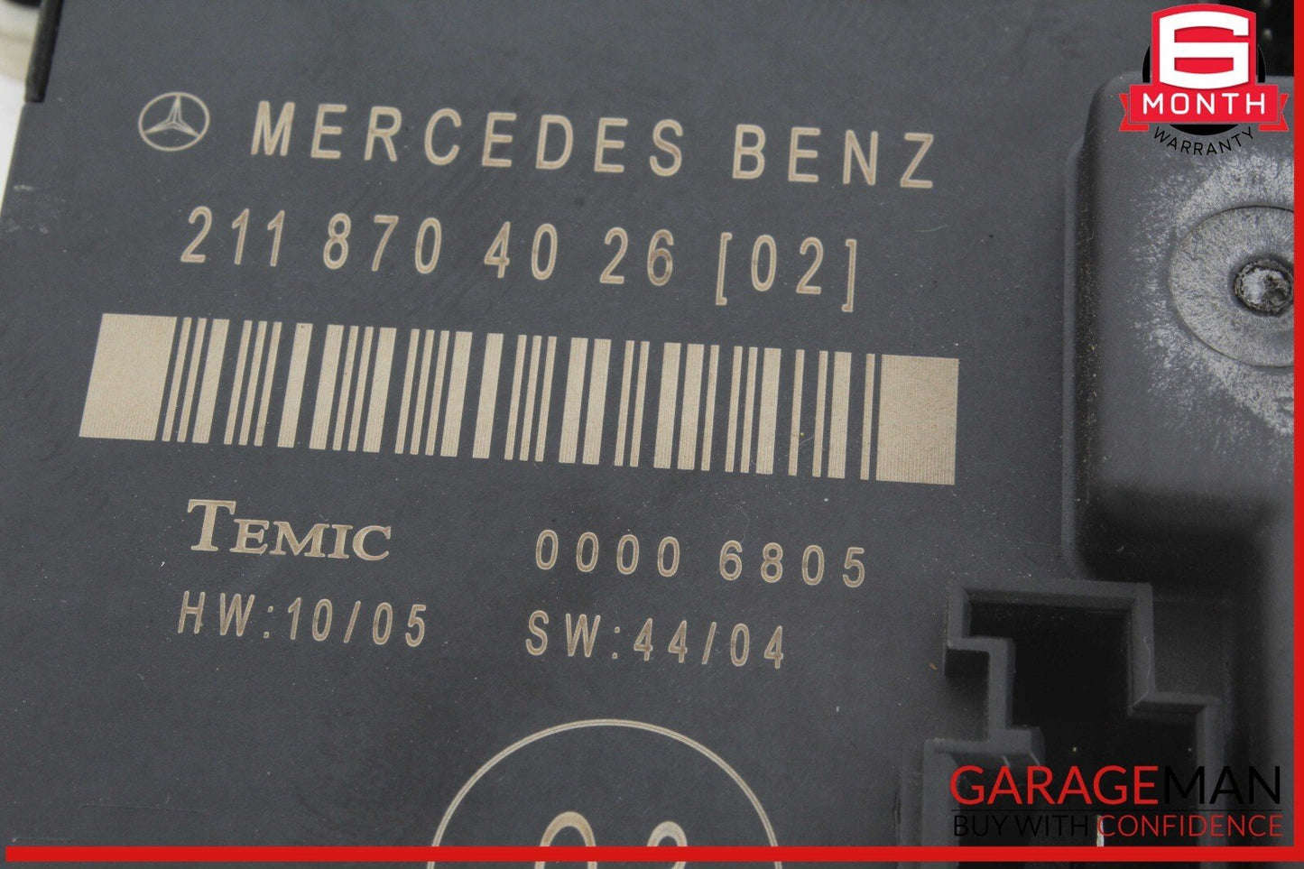 03-09 Mercedes W211 E350 E550 Rear Left Driver Door Control Module OEM