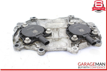 12-18 Mercedes W222 S550 Front Right / Left Engine Timing Chain Cover Plate OEM