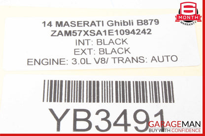 14-17 Maserati Ghibli ABS Anti Lock Brake Hydraulic Pump Module 2265106516 OEM