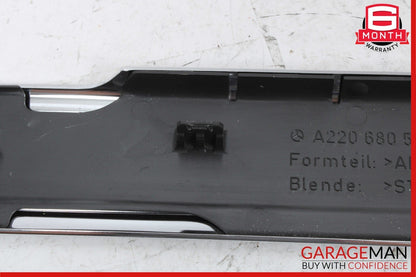 00-06 Mercedes W220 S430 S55 AMG Rear Left Side Door Step Sill Scuff Plate OEM