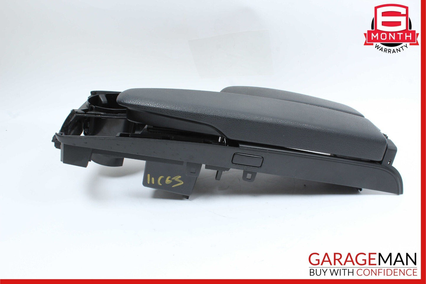 08-11 Mercedes W204 C63 AMG Center Console Arm Rest Armrest Cup Holder Black OEM