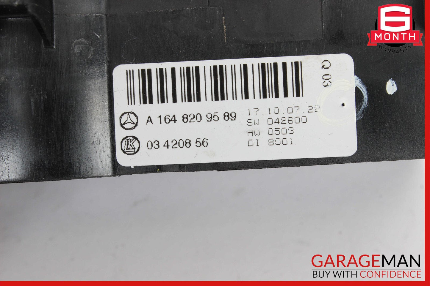 06-11 Mercedes X164 GL450 ML550 Rear A/C Heater Climate Control Switch Unit OEM