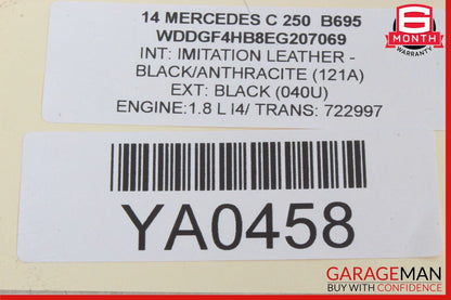08-18 Mercedes GLK350 CLS400 E550 C250 Rear Right Side Door Control Module Unit