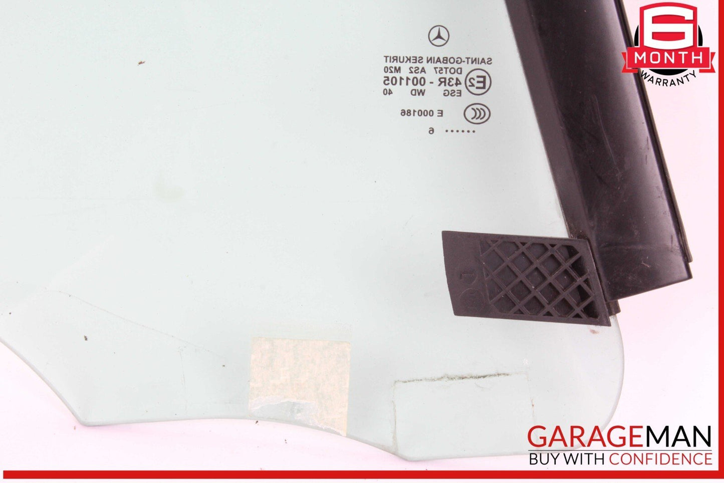 05-11 Mercedes R171 SLK350 Rear Left Side Door Quarter Window Glass OEM