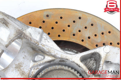 97-05 Porsche 911 Carrera Rear Left Side Spindle Knuckle w/ Rotor Disc OEM