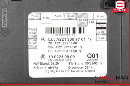 07-13 Mercedes W221 S550 S400 Rear Right or Left Side Door Control Module OEM