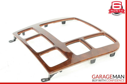 00-02 Mercedes W220 S430 S600 Radio Dash Wood Trim Bezel Panel Cover Wood OEM
