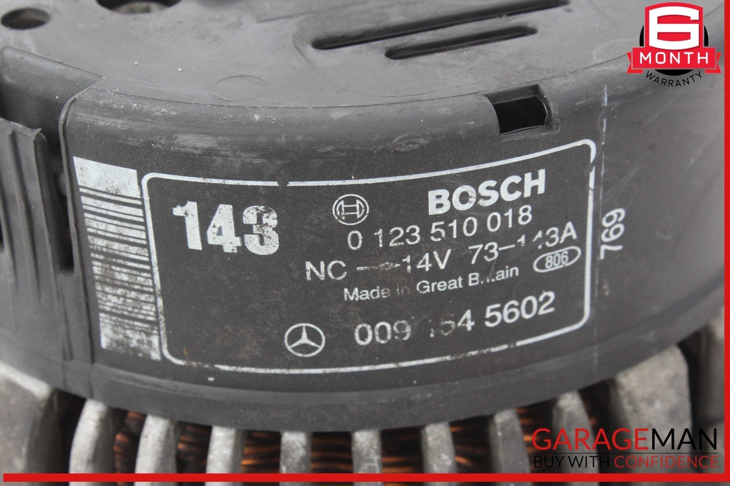 98-02 Mercedes R129 SL500 E430 ML430 Alternator Generator 0091545602 OEM