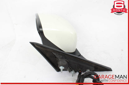 14-17 Maserati Quattroporte S Q4 Front Left Side Door Rear View Mirror White OEM