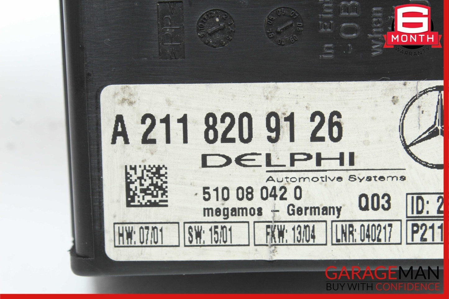 Mercedes SL500 CLK500 SLK280 CL500 S430 E320 Anti Theft Alarm Module Unit
