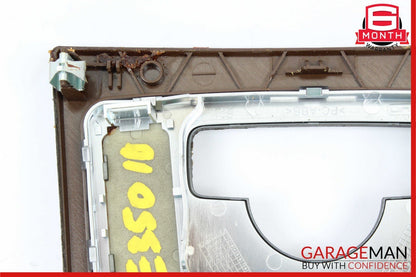 10-13 Mercedes W212 E350 E400 E550 Center Console Switch Trim Cover Bezel Wood
