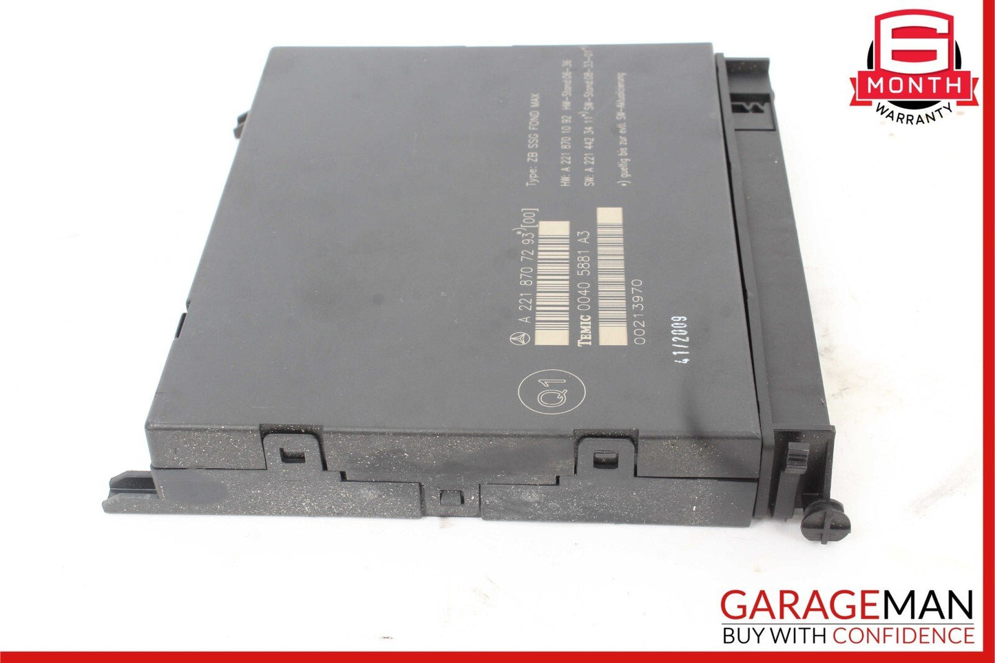 07-13 Mercedes W221 S550 S400 Rear Seat Control Unit Module 2218707293 OEM