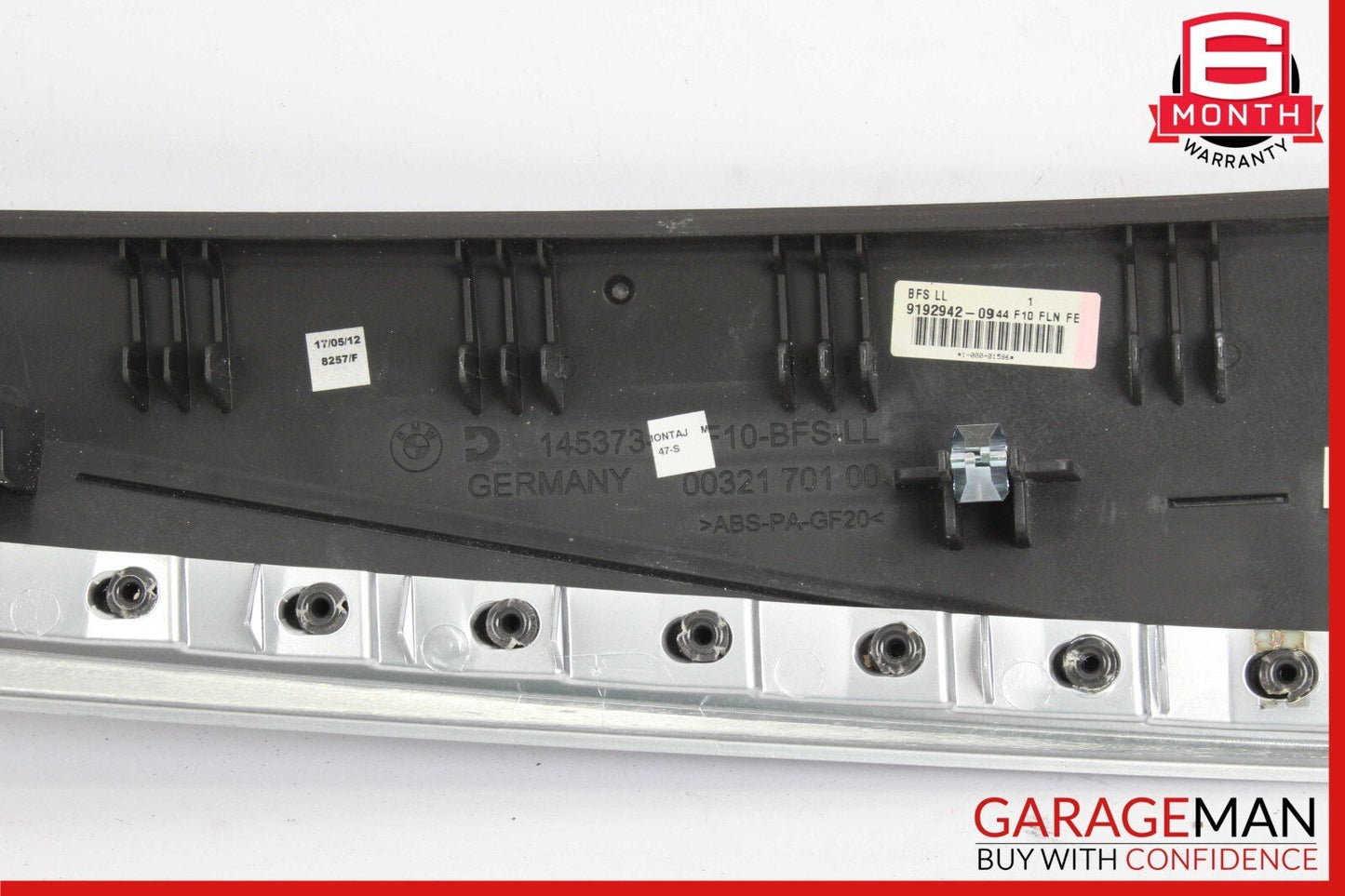 11-16 BMW 525i 535i 550i Instrument Panel Dash Trim Cover w/ Engine Start/Stop