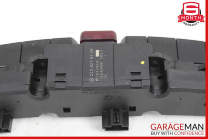 03-06 Mercedes W220 S55 AMG S500 Center Dashboard Control Switch 2208216558 OEM