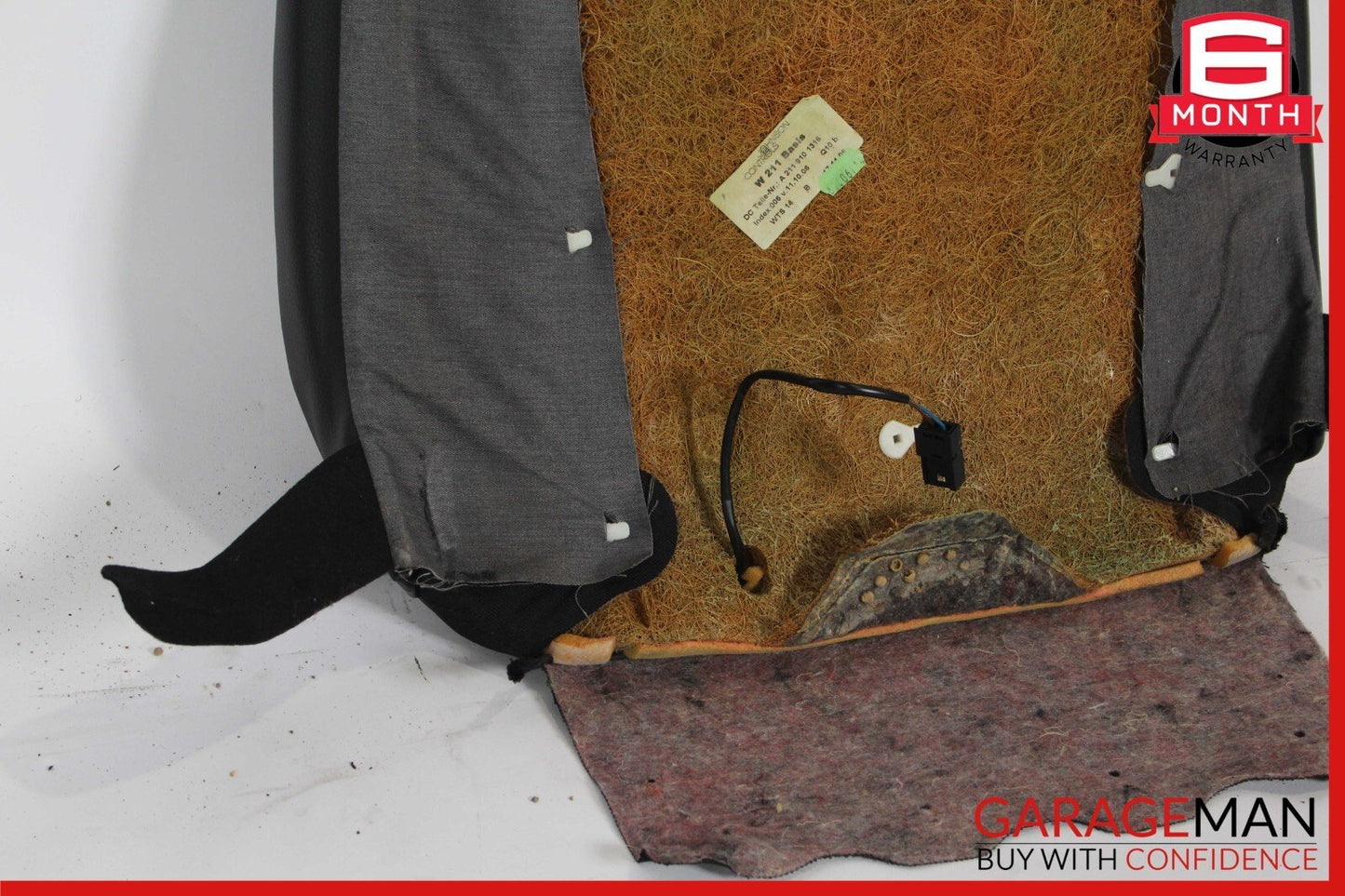 07-09 Mercedes W211 E350 Front Right / Left Top Upper Seat Cushion Anthracite