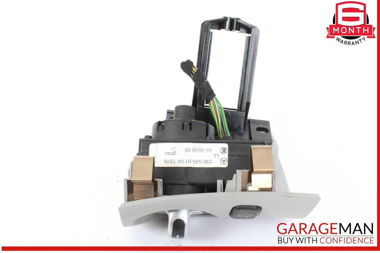 03-12 Mercedes R230 SL500 SL550 SL55 AMG Headlight Control Switch Assembly Gray