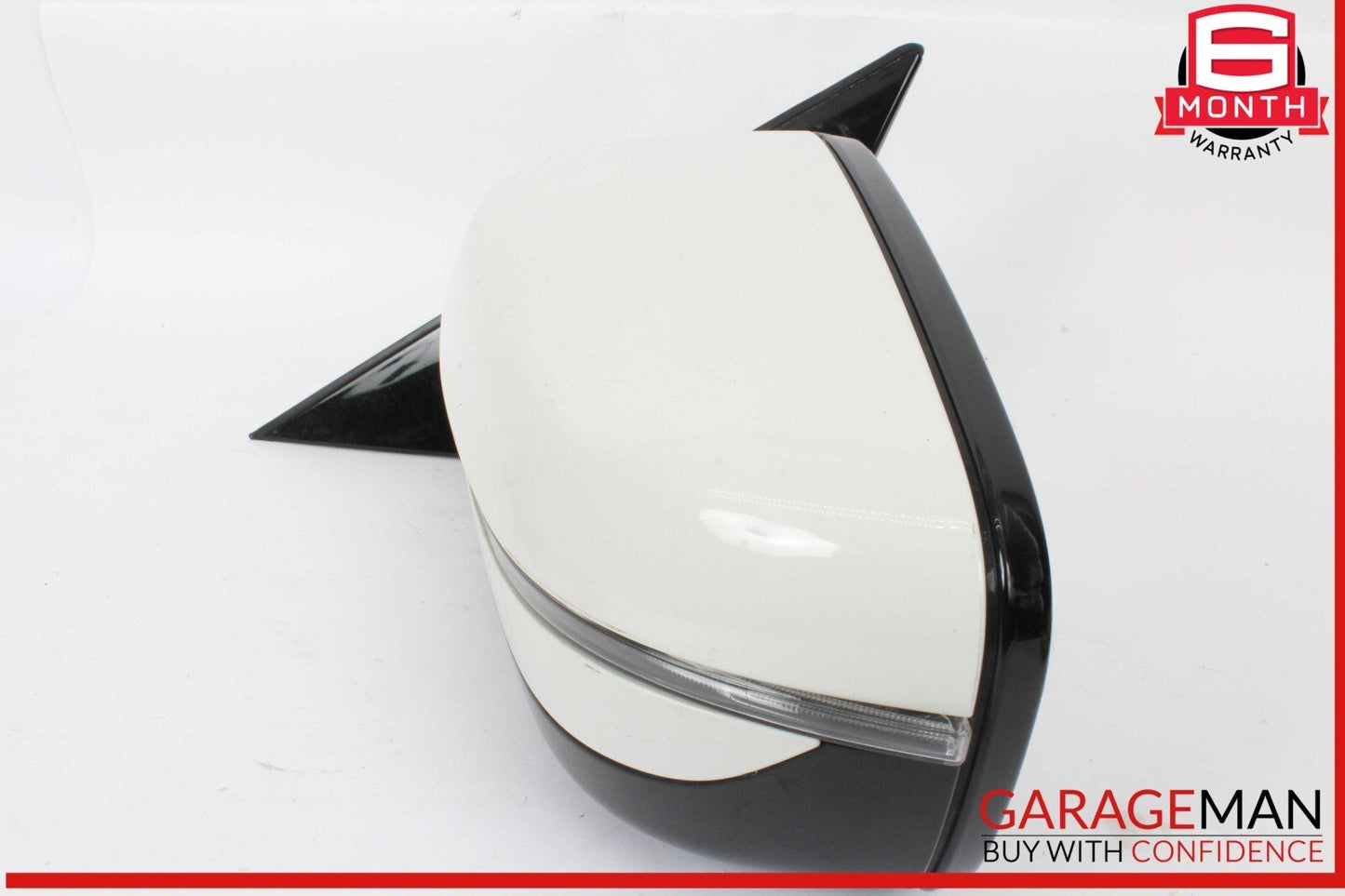 17-20 BMW 530E Front Left Driver Side Exterior Rear View Mirror White OEM