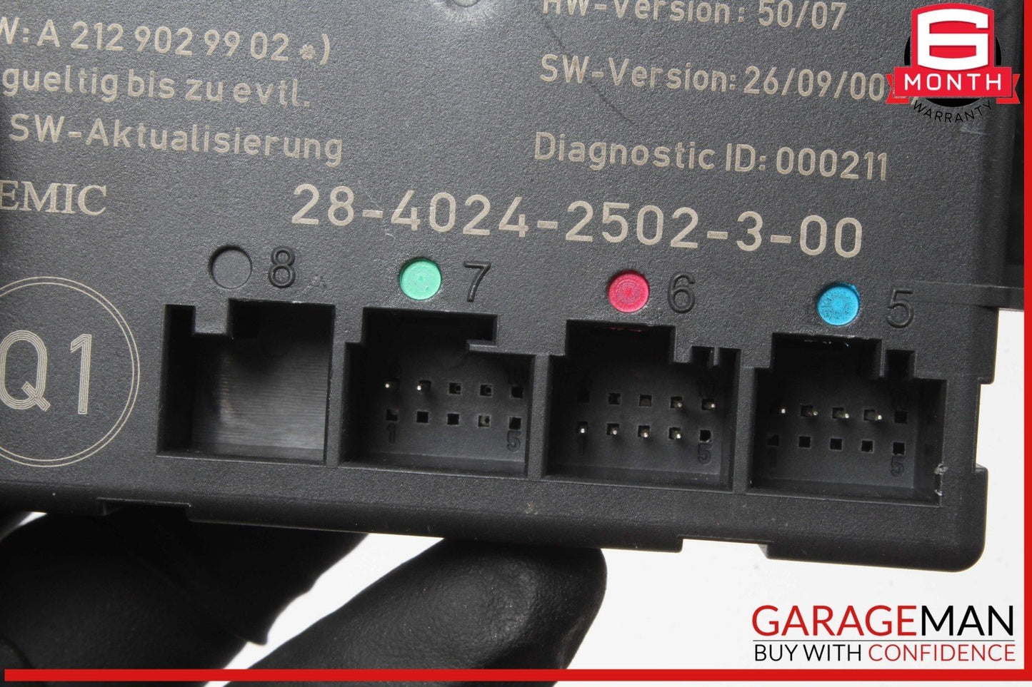 08-18 Mercedes W204 C250 E350 Rear Left Driver Side Door Control Module OEM