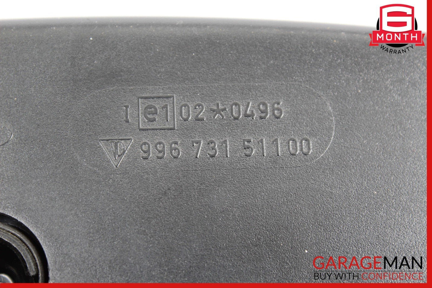 97-04 Porsche Boxster 986 Interior Front Top Upper Rear View Mirror Black OEM