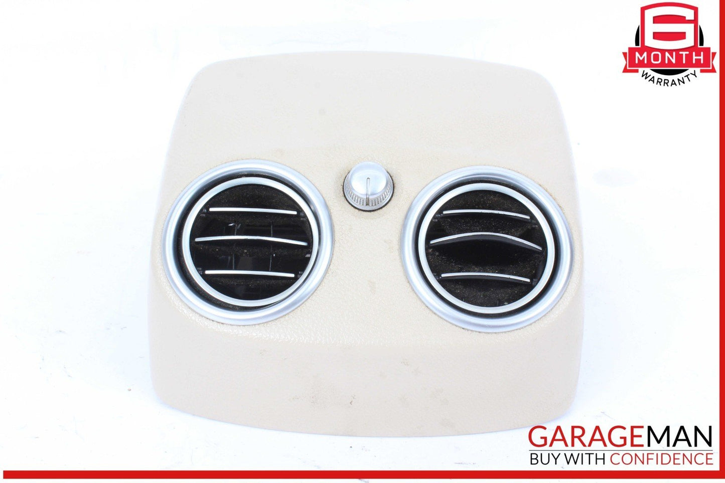 18-20 Mercedes X253 GLC350e Rear Center Console AC Air Vent Trim Beige OEM