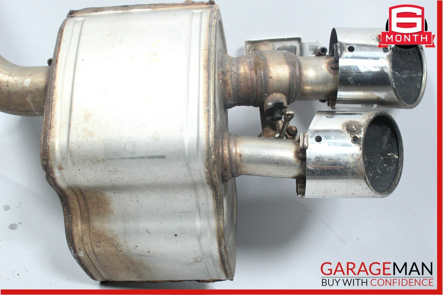 14-17 Maserati Ghibli Rear Right Exhaust Muffler Dual Tip Assembly OEM