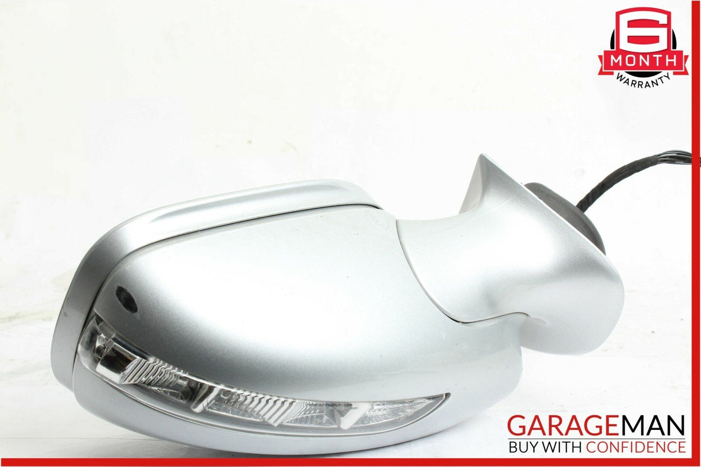 07-09 Mercedes W211 E550 E63 AMG Front Left Side Mirror Door Rear View Silver