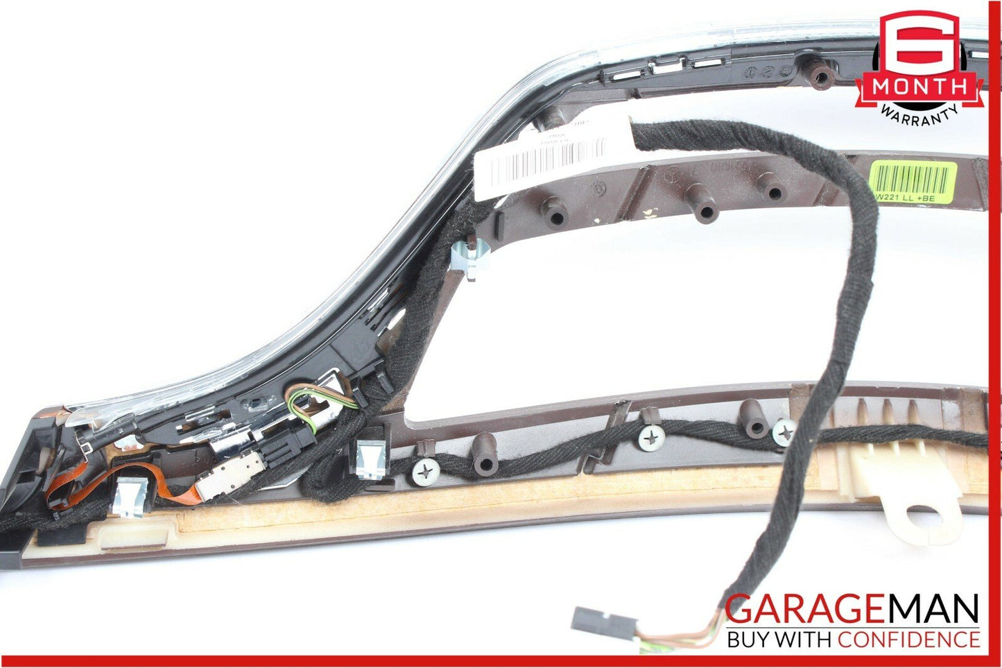 07-09 Mercedes W221 S550 Front Center Dash Dashboard Trim Cover Panel Bezel Wood