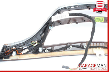 07-09 Mercedes W221 S550 Front Center Dash Dashboard Trim Cover Panel Bezel Wood