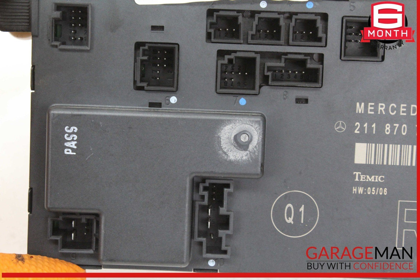 03-09 Mercedes W211 E320 CDI Front Right Passenger Side Door Control Module OEM