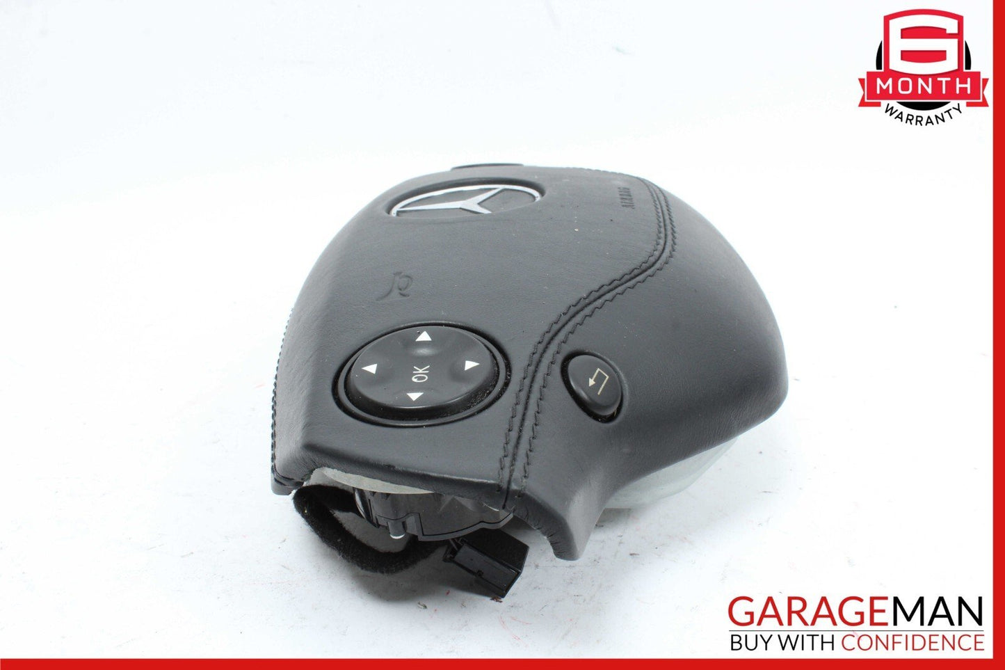 07-10 Mercedes W221 S550 CL500 CL550 Steering Wheel Airbag Air Bag Black OEM