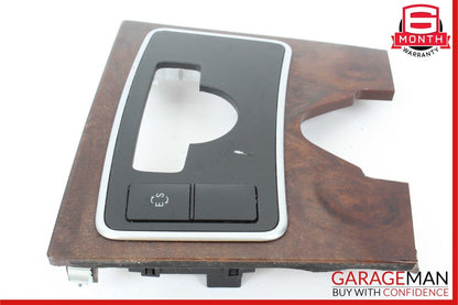 10-13 Mercedes W212 E350 E550 Center Console Climate Control Switch Panel Wood