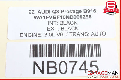 19-24 Audi Q8 Rear Left or Right Side Lower Rearward Control Arm OEM