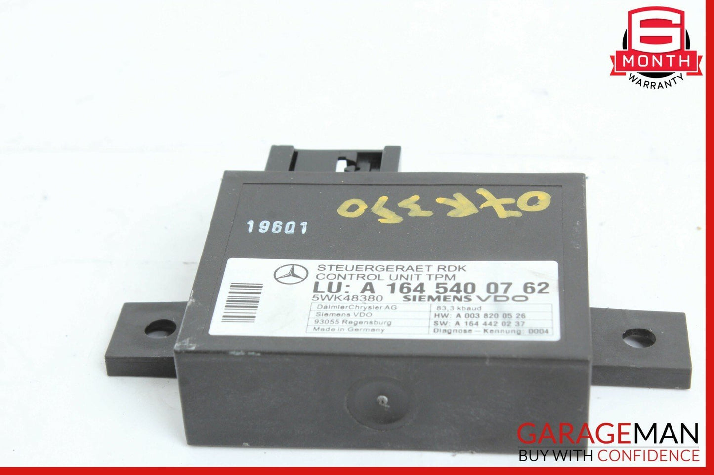 06-11 Mercedes W251 R350 CLS550 E550 TPMS Tire Pressure Control 1645400762 OEM