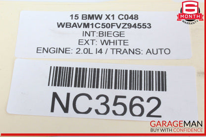 12-15 BMW X1 Rear Left Driver Side Door Lock Latch Actuator 7229459 OEM